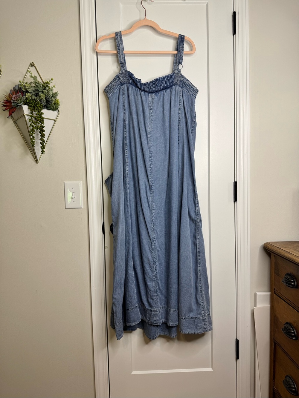 Carly Jean Denim Jumper Dress - Picture 7 of 7